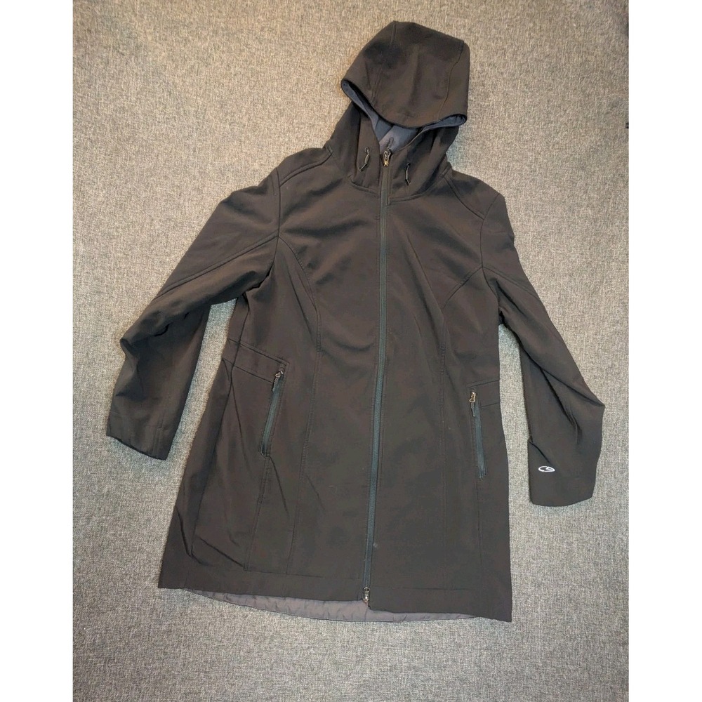 Champion Venture Dry Hooded Parka Jacket Women's Full Zip Long Coat Size XL